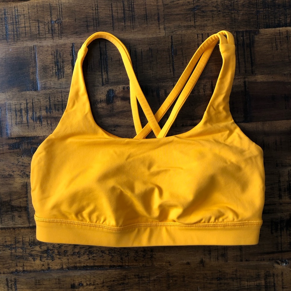 Lululemon Energy Bra in Clementine